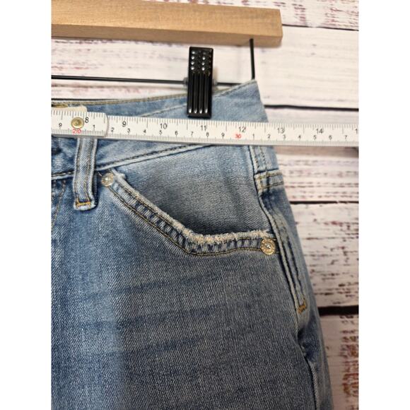 We The Free women's high rise raw hem jeans size 25 - Picture 8 of 9